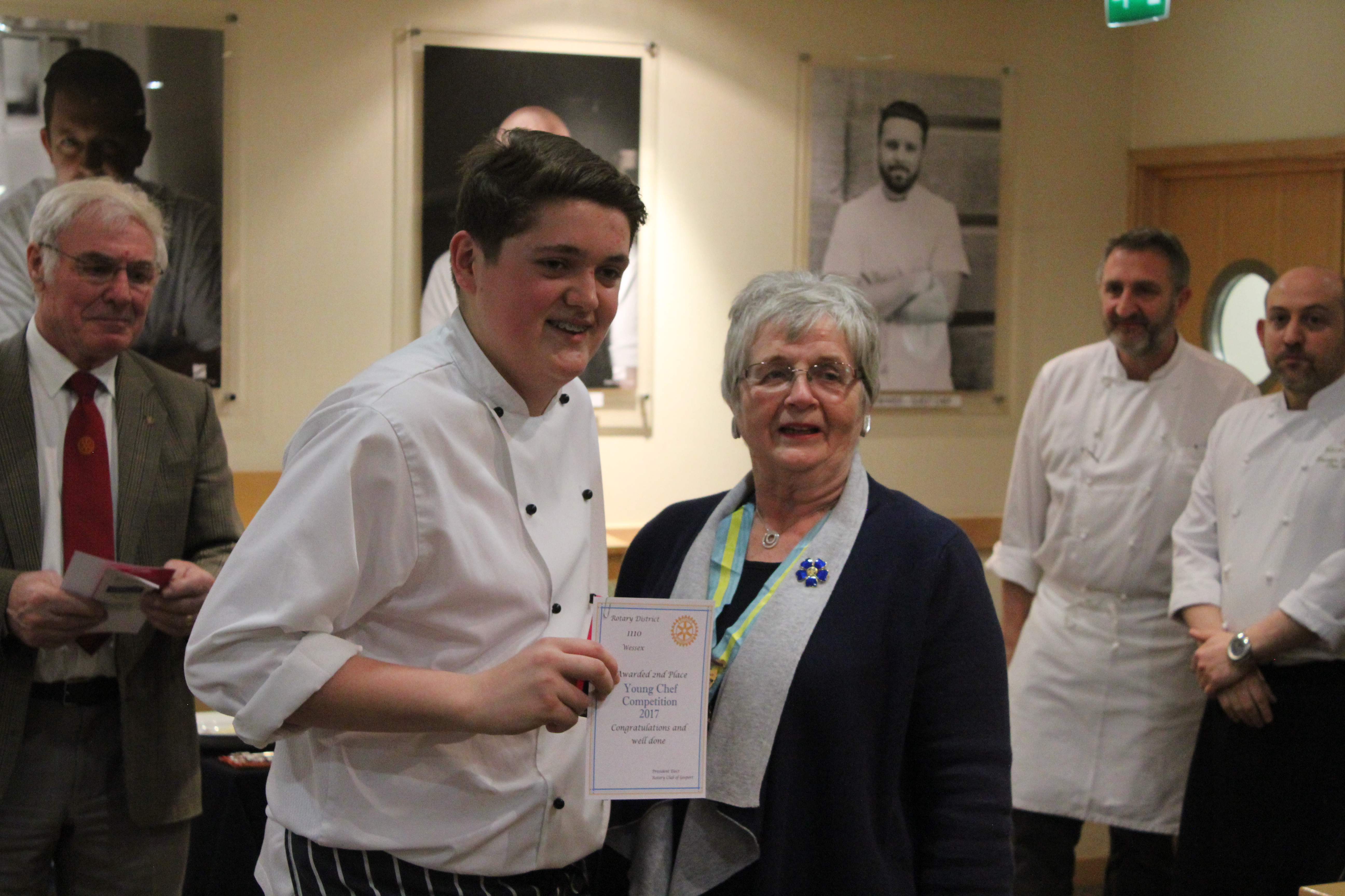 jonny smith won Young chef competition