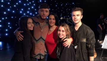 James Arthur and Hine family