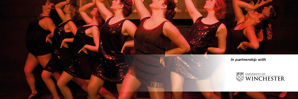students mid-dance