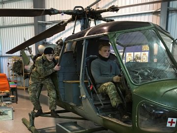 Student in the Helicopter