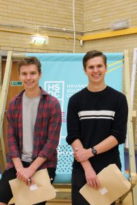 Edward Hall (A* Geography, A* Economics, A Mathematics) & Benjamin Hall (A* Mathematics, A* Physics, A* Chemistry)