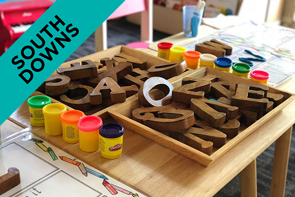 wooden letters of the alphabet