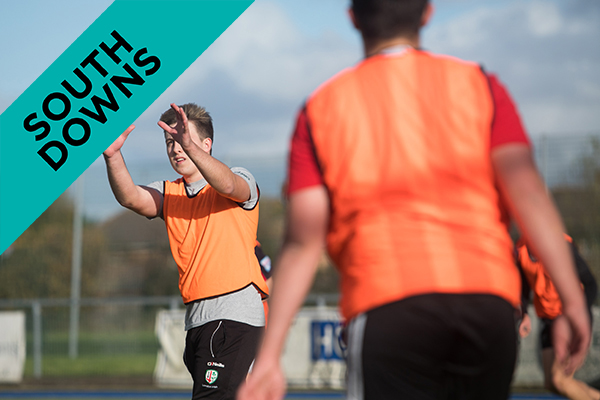 students playing rugby