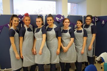 Beauty students hospital