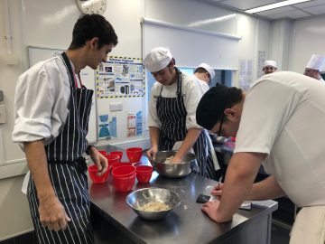 Student chef Baking