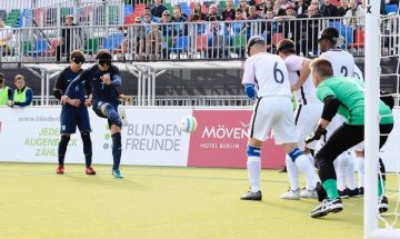 Blind Football match