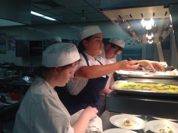 Photographs of Student chef