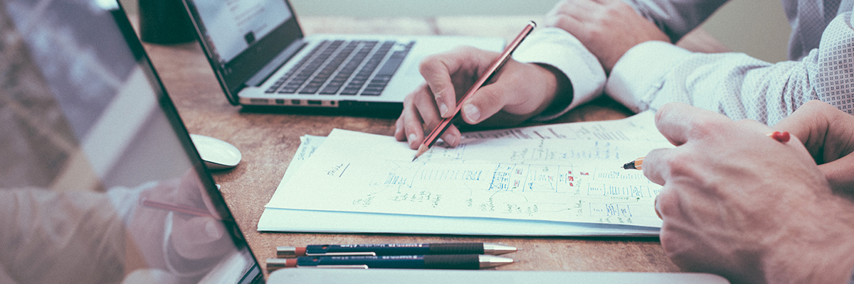 close up of someone making notes