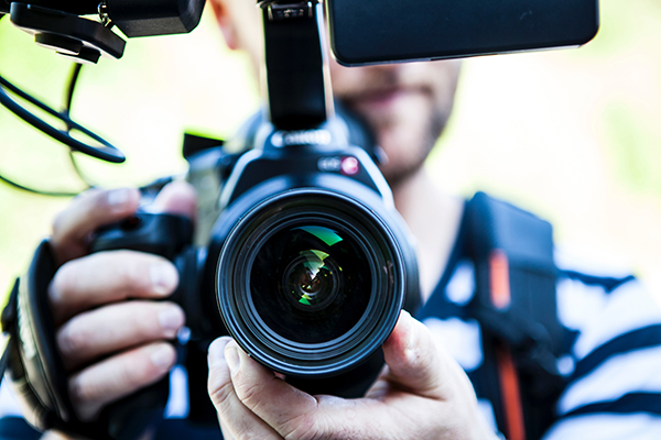 close up of a camera