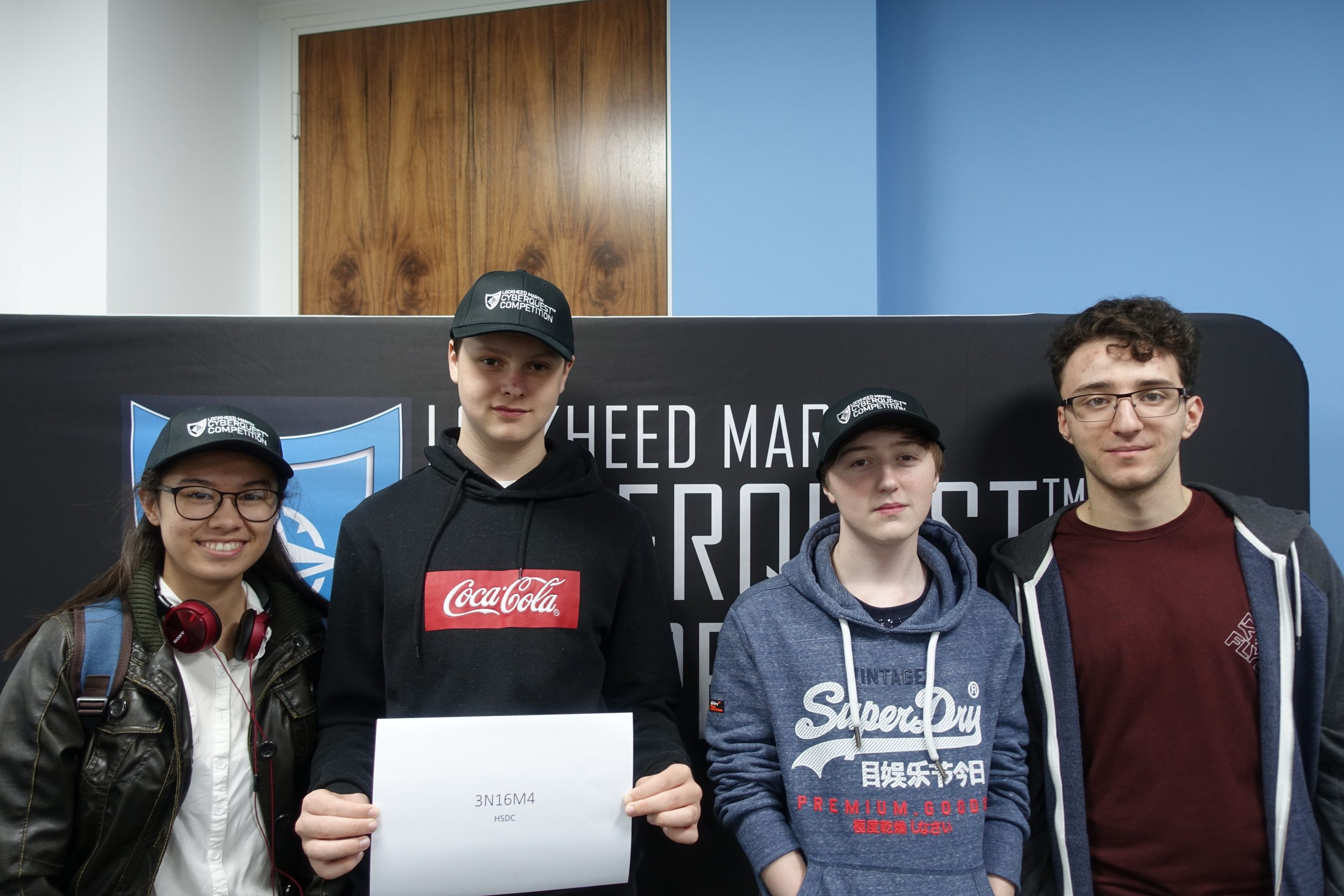 Fabio Pereira, Karl Britton, Thomas Lovell, Zain Orton left to right