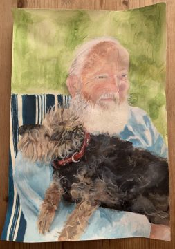 Emily Goodden portrait appearing on Grayson Perry show