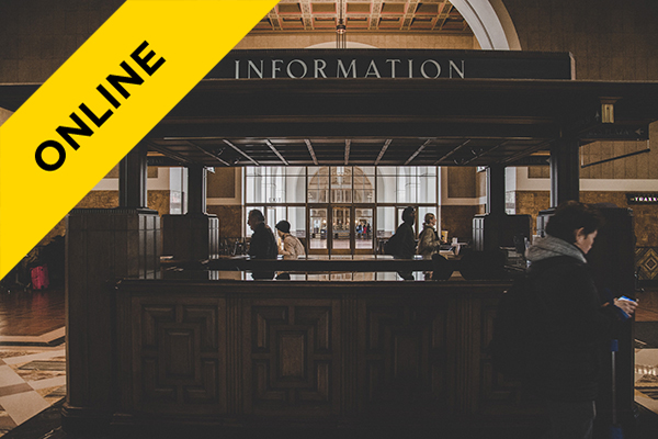 an information booth