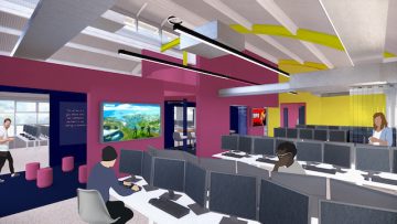 a vision of the new gaming facilities at HSDC Alton