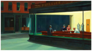 Imagery around figures and the theme of windows and openings