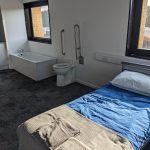 Part of the simulated apartment