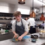 Jack Breach working in the kitchen of the Queens Hotel