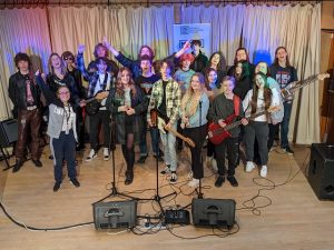 Music students who will perform in the Aid for Ukraine gig