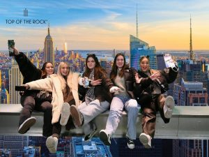 Students at the Top of The Rock