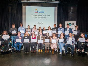 All 25 scholars with their scholarship awards