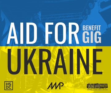 Aid for Ukraine gig poster
