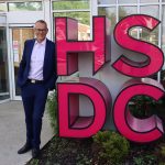 Mike Gaston leading on the HSDC sign