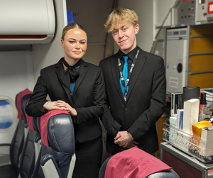 Students Sophie and Louis