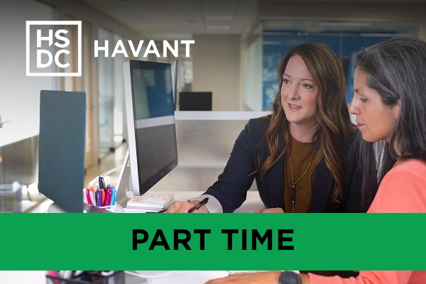 Two women having a meeting