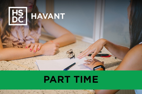 Two women having a meeting.