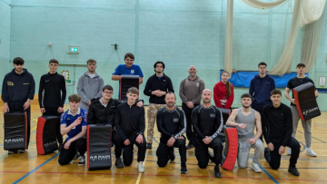 PDS Students pose for a photo during their training session with A.C.T.