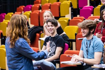 HSDC students attending guidance at Havant Campus.