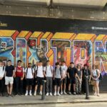 Geography students on the trip to Brixton