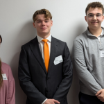 Havant Alumni apprentices posing for a photo at Havant campus.