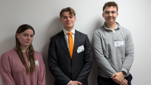 Havant Alumni apprentices posing for a photo at Havant campus.