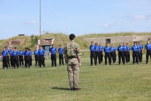 Cdt Sgt Joseph Hockham-Aniya was the main drill instructor. 