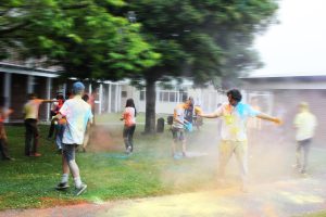 The colour fight for Pride at HSDC Havant. 
