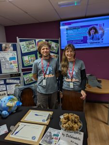 ACAN stall at Freshers' Fair. 