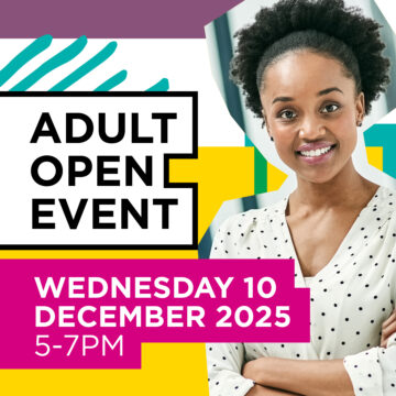 adult learning, open event, December