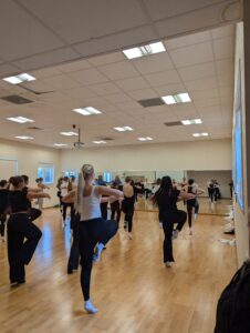 Ellie Cristofoli's dance workshop.