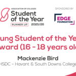 HAVANT STUDENT IS RUNNER-UP IN NATIONAL STUDENT OF THE YEAR AWARDS