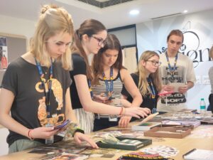 The textiles group from HSDC's 2026 Turing delgation. 