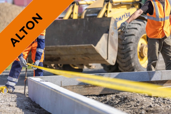 Someone working on a construction site.