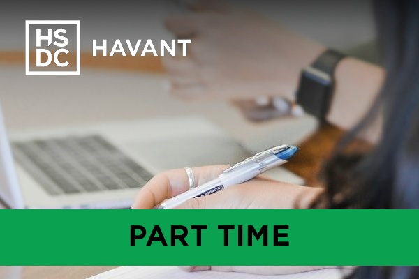 accounting student working on laptop