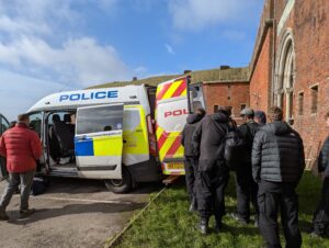 PDS students at Fort Purbrook.