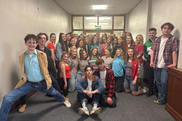 A group of Dance students at the Dance Live finals.