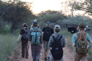 Alton College students in South Africa