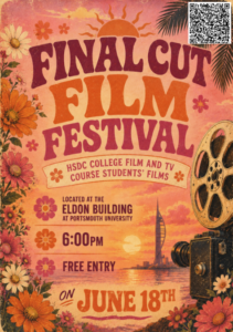 Student-made poster for Final Cut.