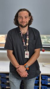 A picture of David, a Chemistry lecturer at Havant Campus.