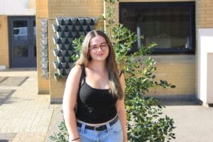 Daniella Davis at Results Day 2026