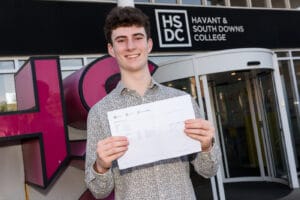 Rhys Andrews at Results Day 2026