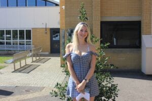 Nicole Wadey at Results Day 2026